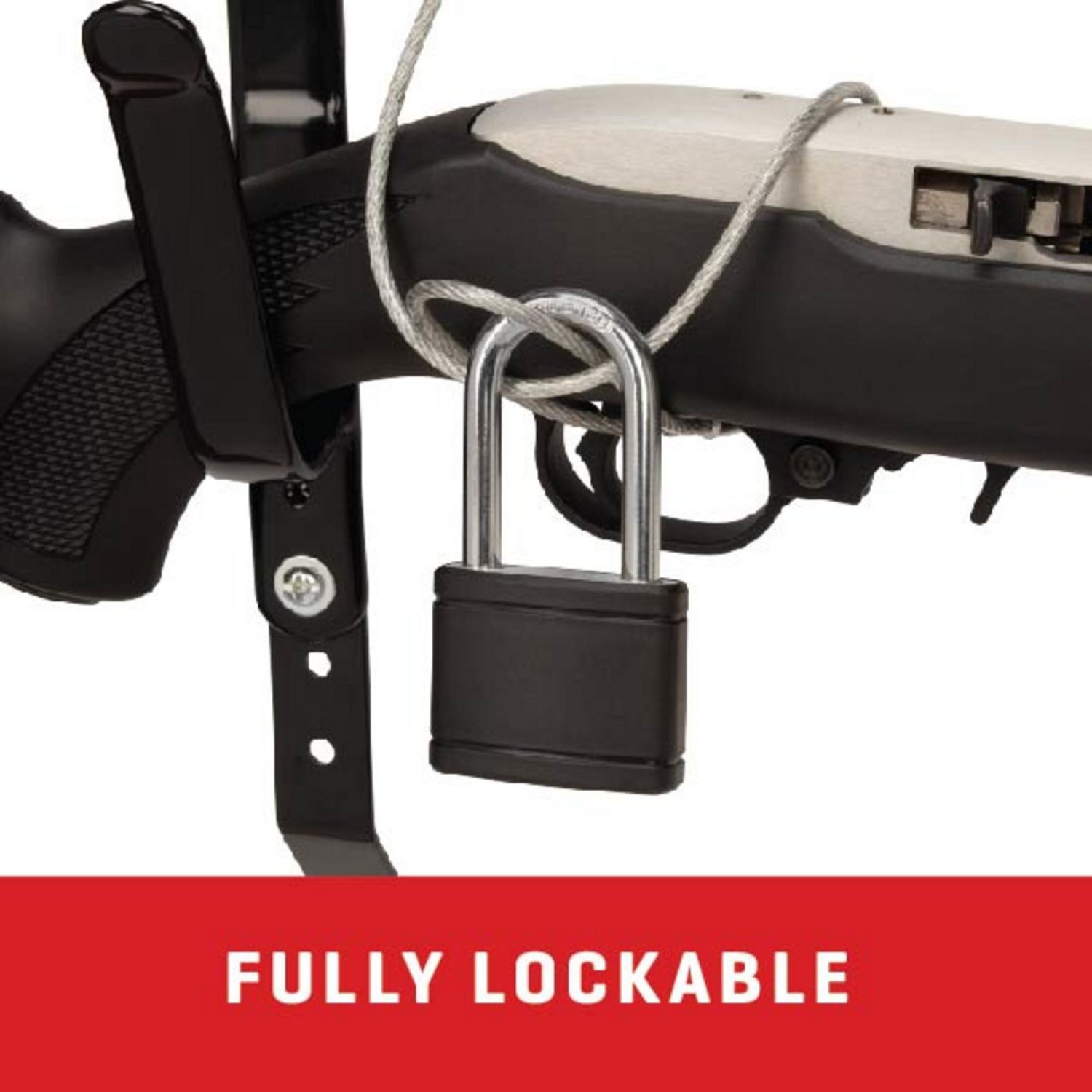 Allen Company Steel Locking Truck Window 3-Gun Rack