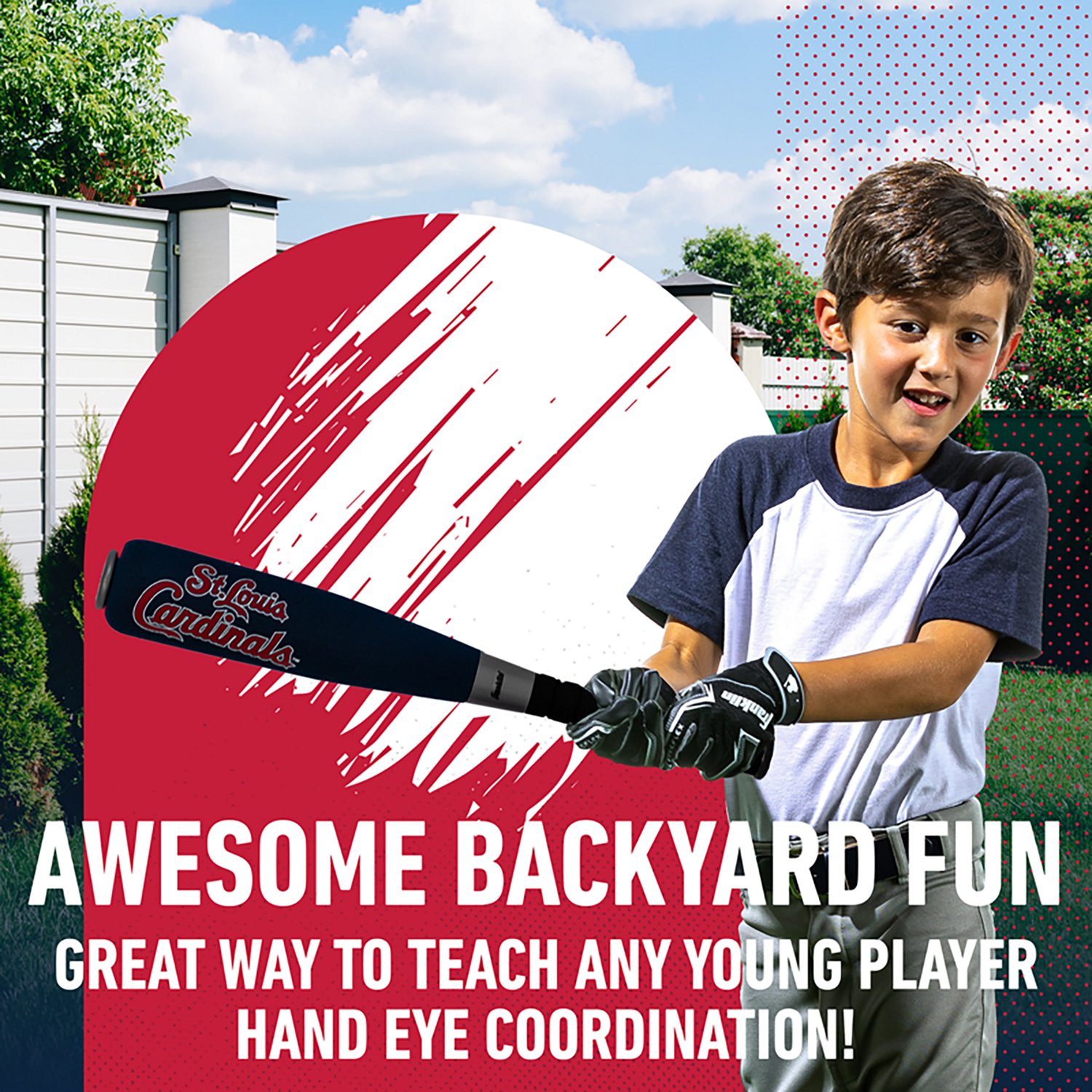 Franklin St. Louis Cardinals Foam Bat & Ball Set - view number 5