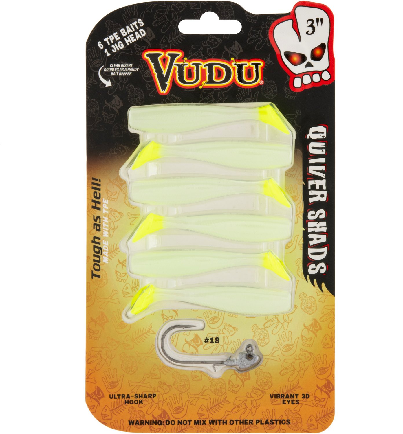 Vudu Quiver Shad 6-Pack