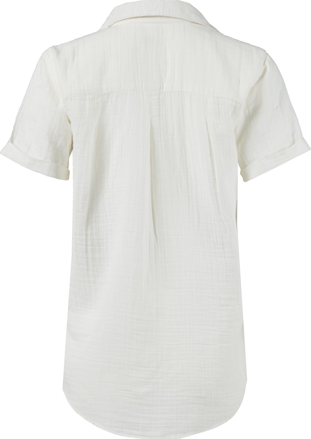 Magellan Outdoors Women's Happy Camper Short Sleeve Camp Shirt - view number 4