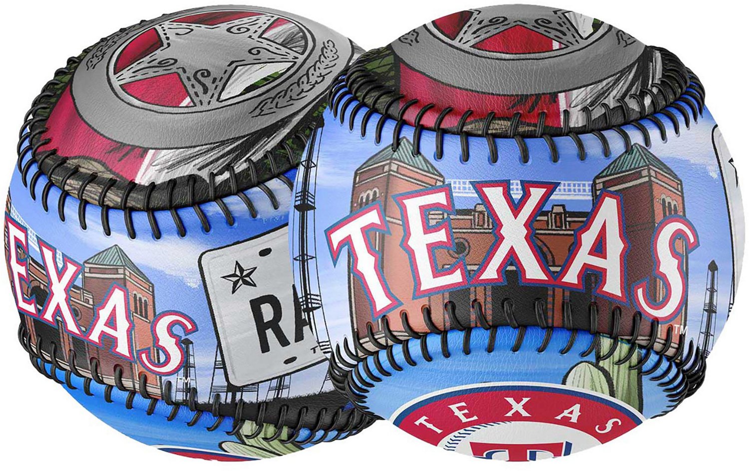 Franklin Texas Rangers Club Culture Softstrike Baseball