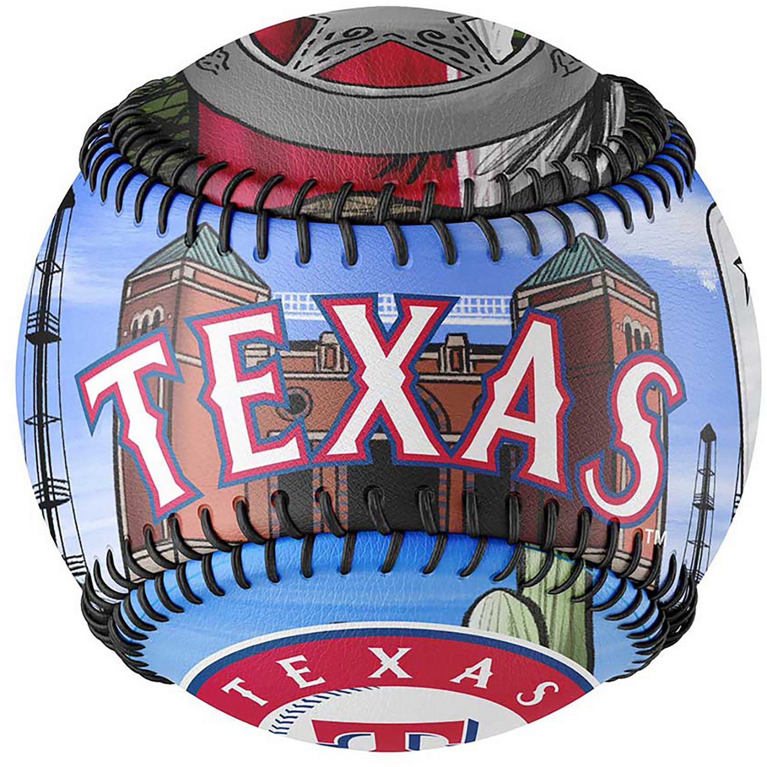 Franklin Texas Rangers Club Culture Softstrike Baseball