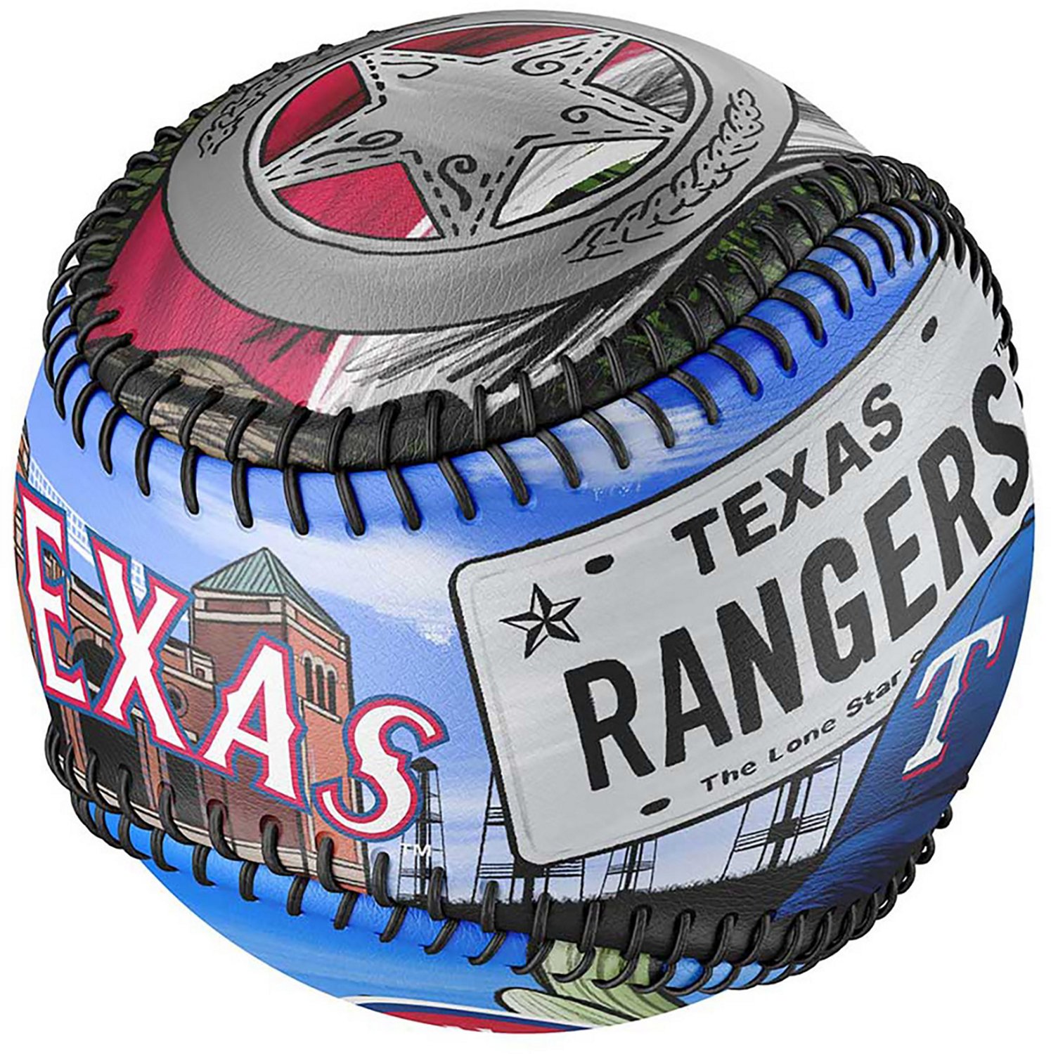 Franklin Texas Rangers Club Culture Softstrike Baseball