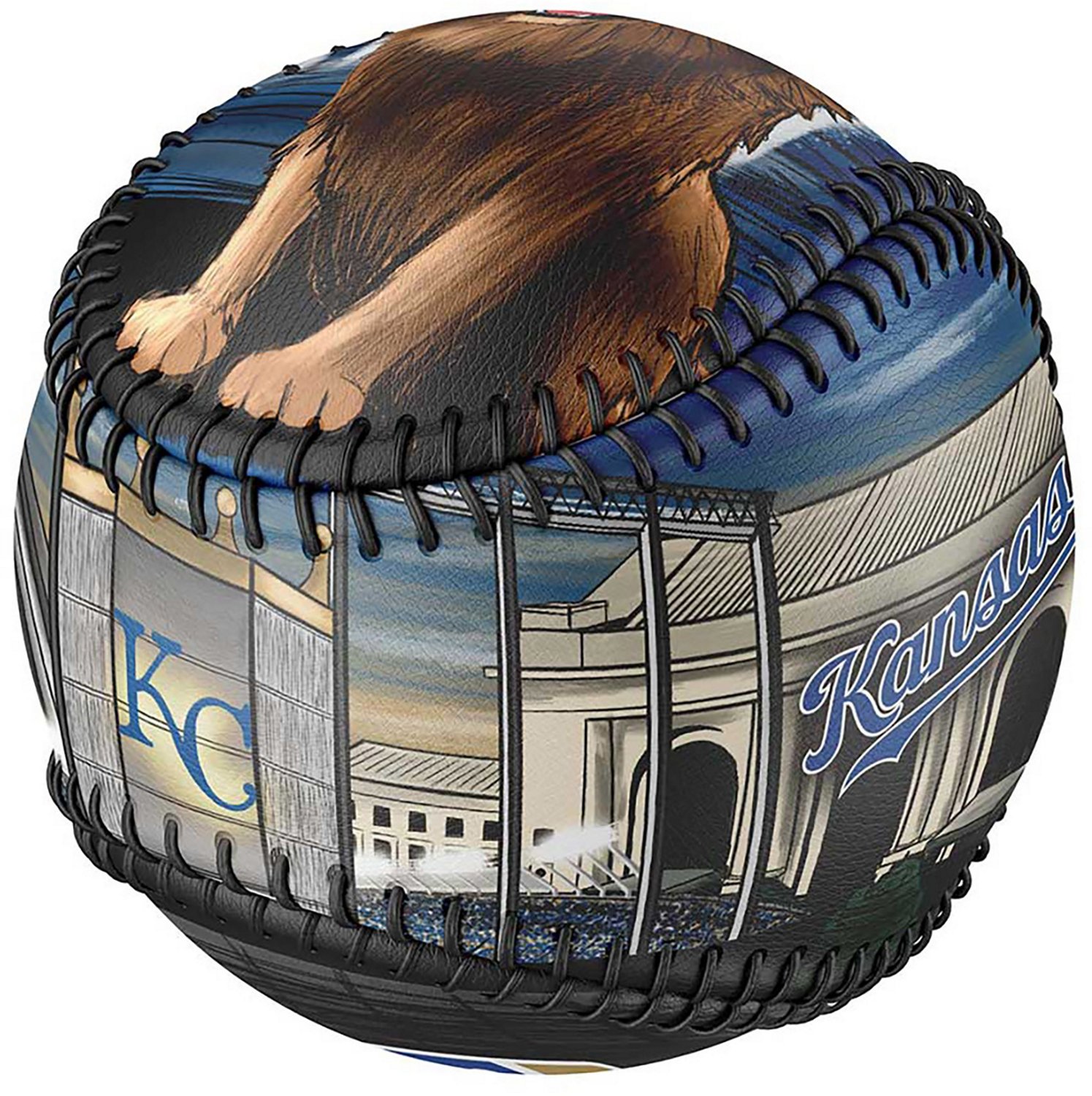 Franklin Kansas City Royals Club Culture Softstrike Baseball - view number 3