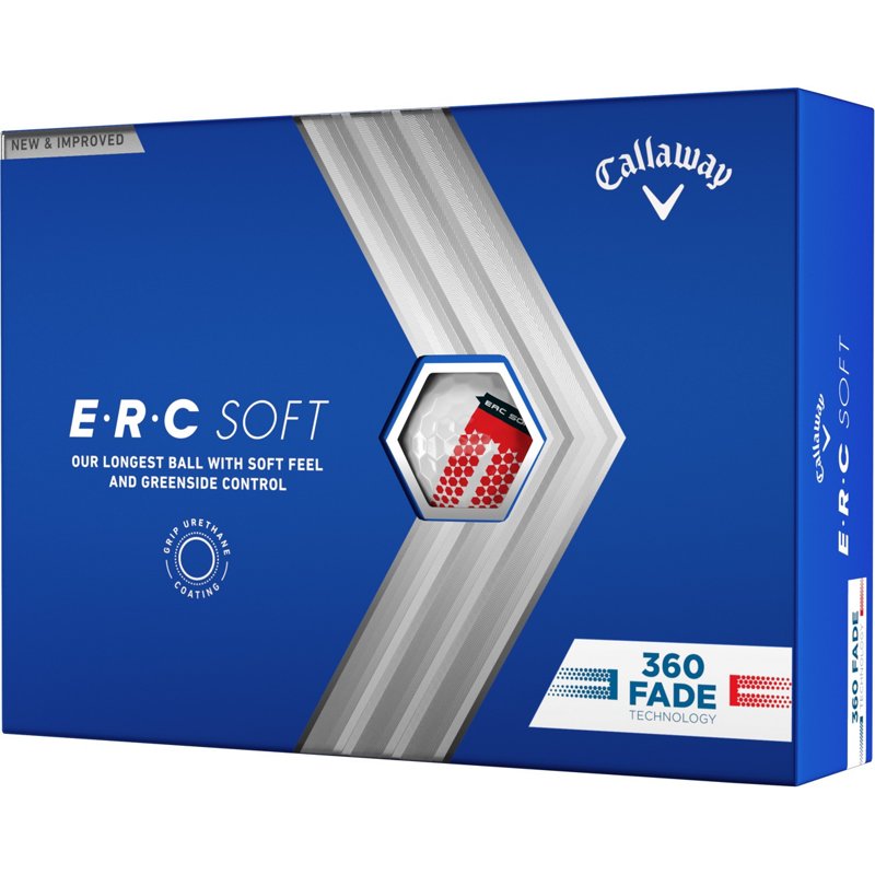 Callaway Women's 2023 ERC Soft 360 Fade Golf Balls 12-Pack White - Golf Balls at Academy Sports