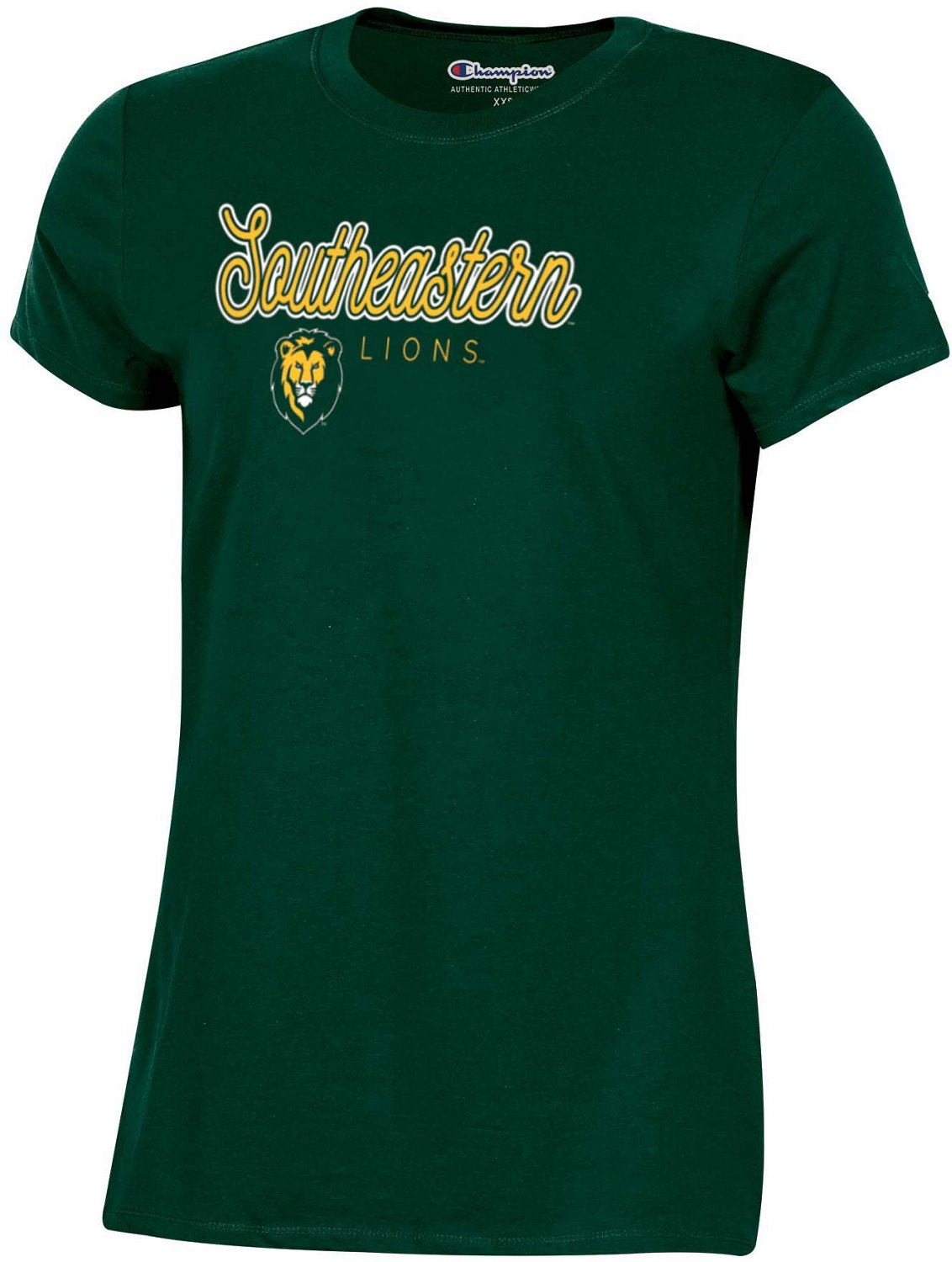 Champion Women s Southeastern Louisiana Team Script Short Sleeve T shirt