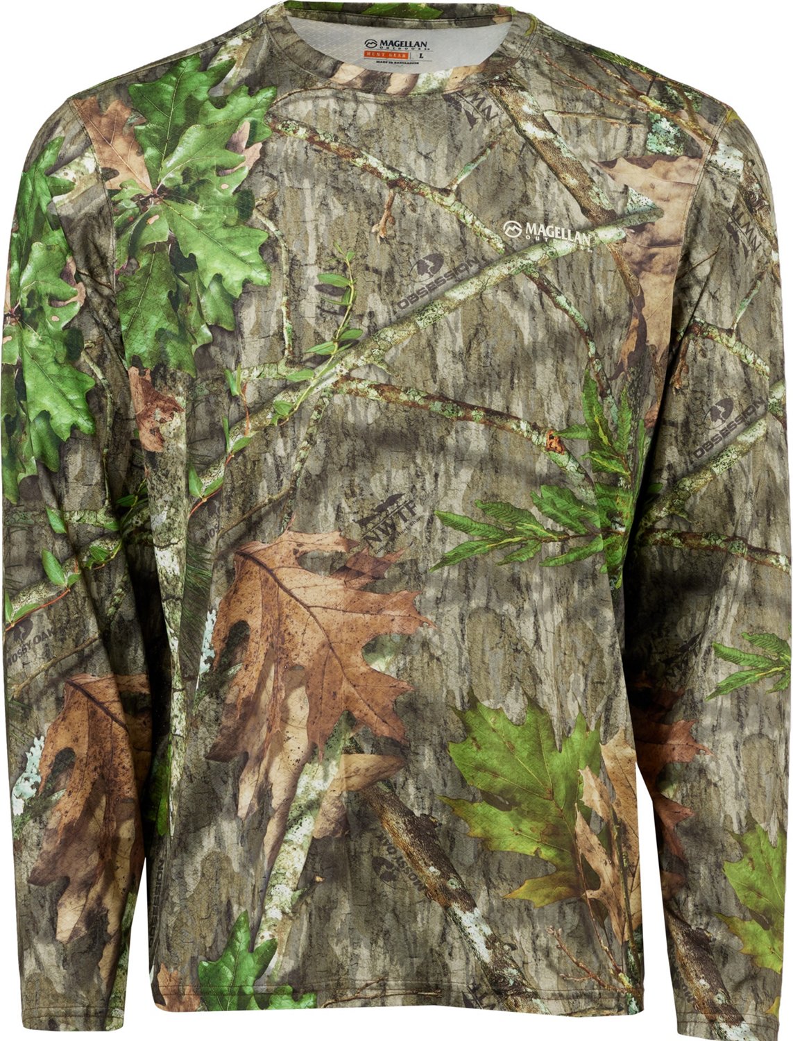 Magellan Outdoors Hunt Gear Men s Eagle Pass Tech Mesh Long Sleeve  