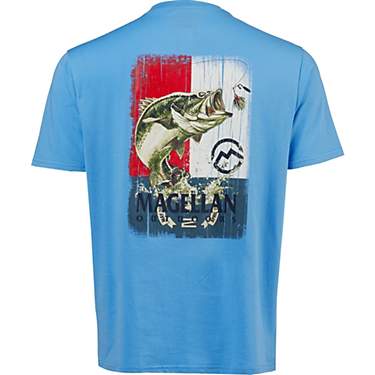 Magellan Outdoors Men's North Carolina BASS FLAG  Short Sleeve Graphic T-shirt                                                  