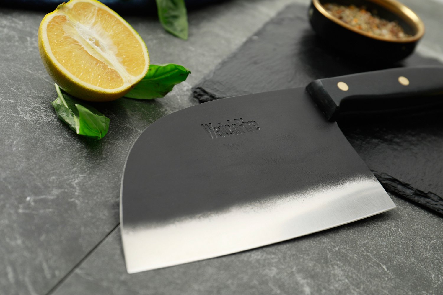 WatchFire Serbian 6.75 in Cleaver Knife with Sheath - view number 4