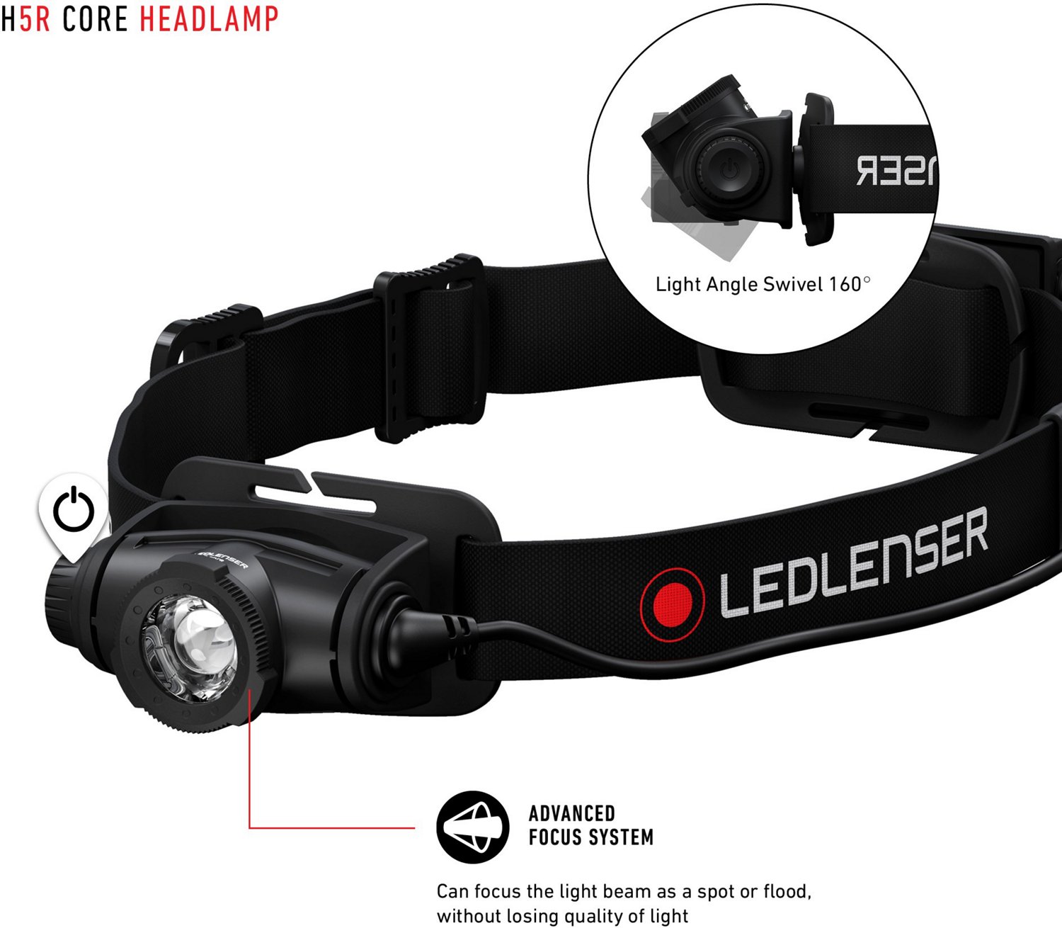 LED LENSER H5R 500 Lumen Core Headlamp                                                                                           - view number 2