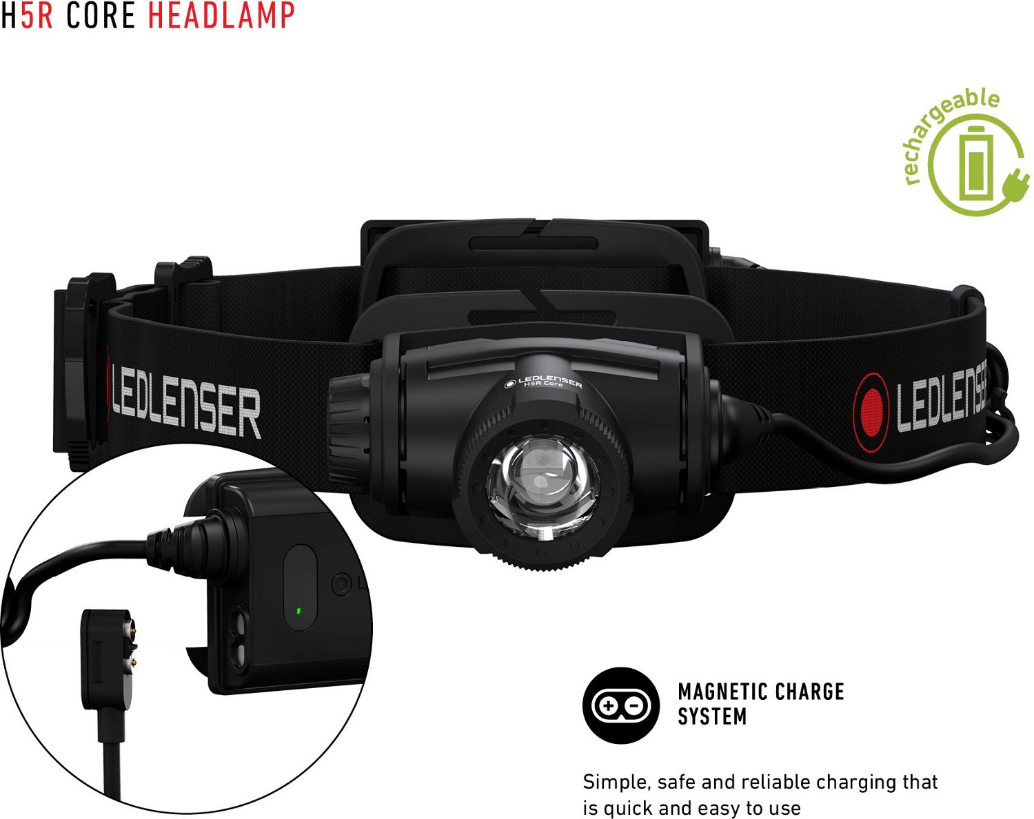 LED LENSER H5R 500 Lumen Core Headlamp                                                                                           - view number 3