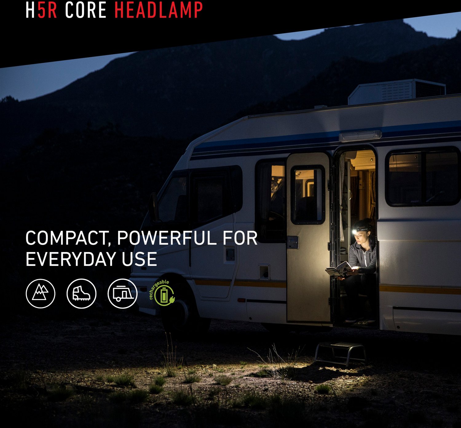 LED LENSER H5R 500 Lumen Core Headlamp                                                                                           - view number 4