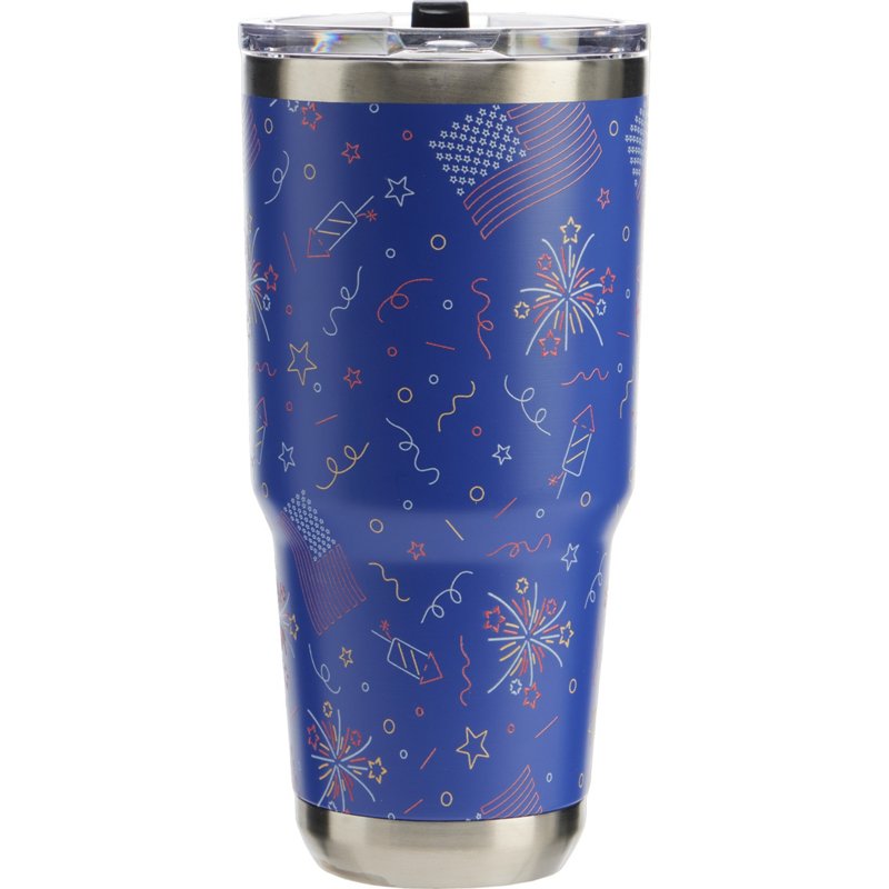 Magellan Outdoors 30 oz Tumbler Americana Fireworks/Flags - Thermos/Cups &koozies at Academy Sports