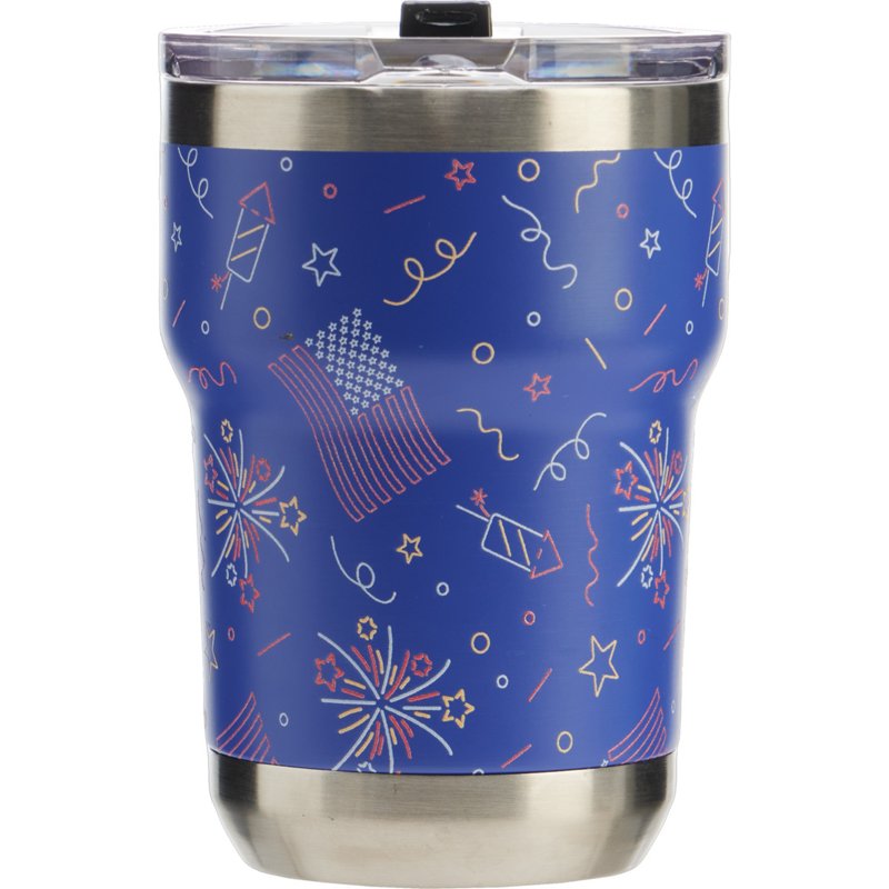 Magellan Outdoors Throwback 12 oz Tumbler with Lid Americana Fireworks/Flags - Thermos/Cups &koozies at Academy Sports