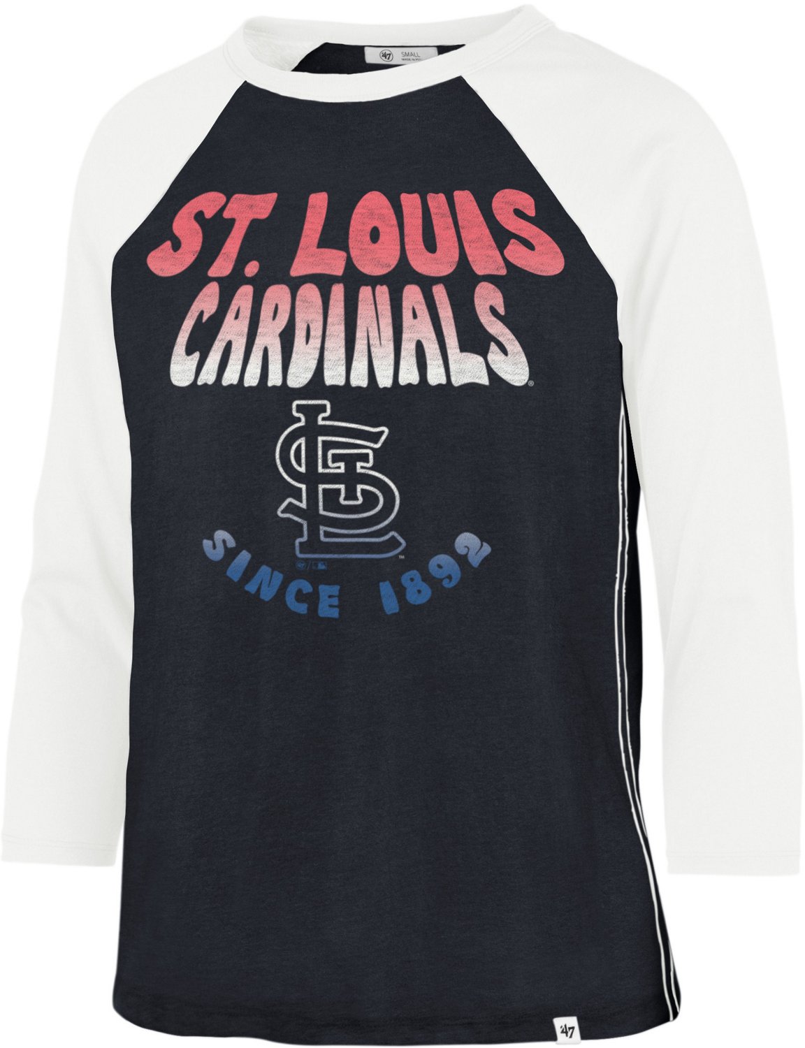 '47 Women's St. Louis Cardinals Harmony Ava Raglan T-shirt - view number 3