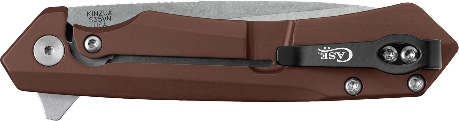 Case Cutlery Milled Anodized Aluminum Kinzua Spear Blade Folding Knife                                                           - view number 4