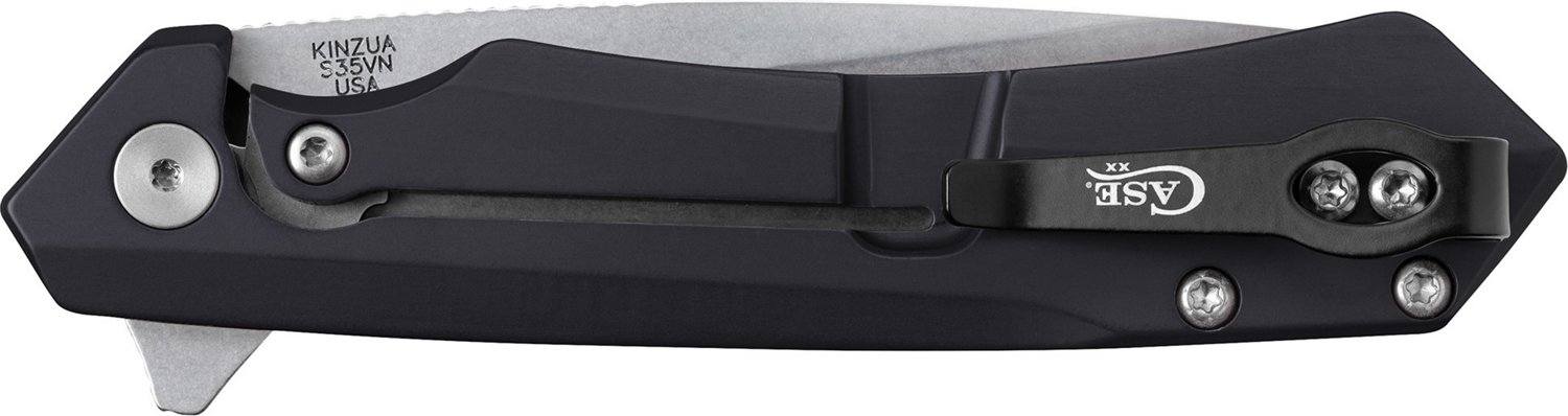 Case Cutlery Milled Anodized Aluminum Kinzua Tanto Blade Folding Knife - view number 4