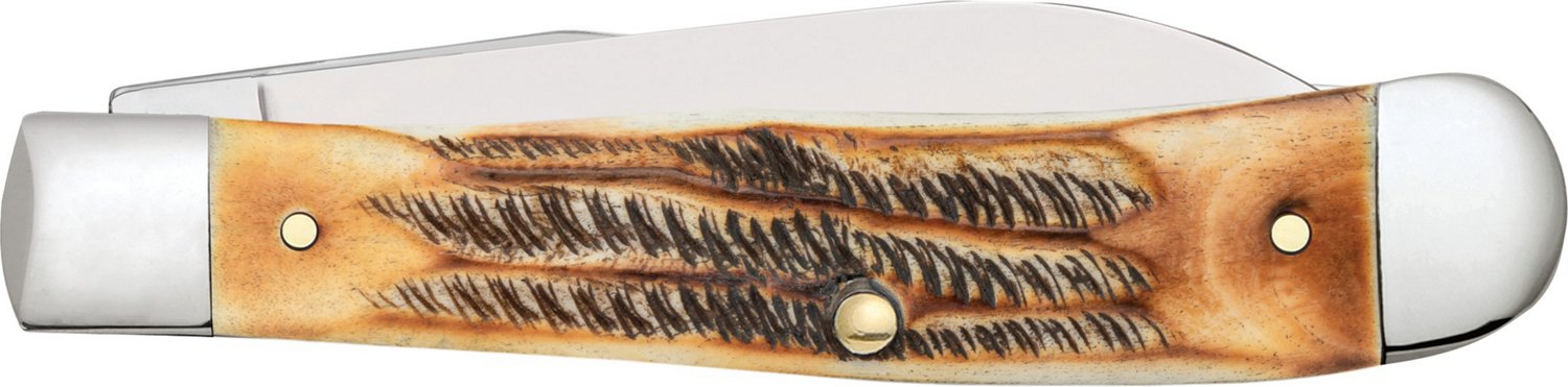 Case Cutlery Trapper 6.5 BoneStage Folding Knife with Wharncliff Blade - view number 3