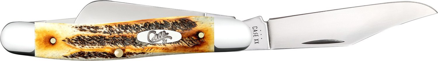 Case Cutlery Medium Stockman 6.5 BoneStag Folding Knife                                                                          - view number 2