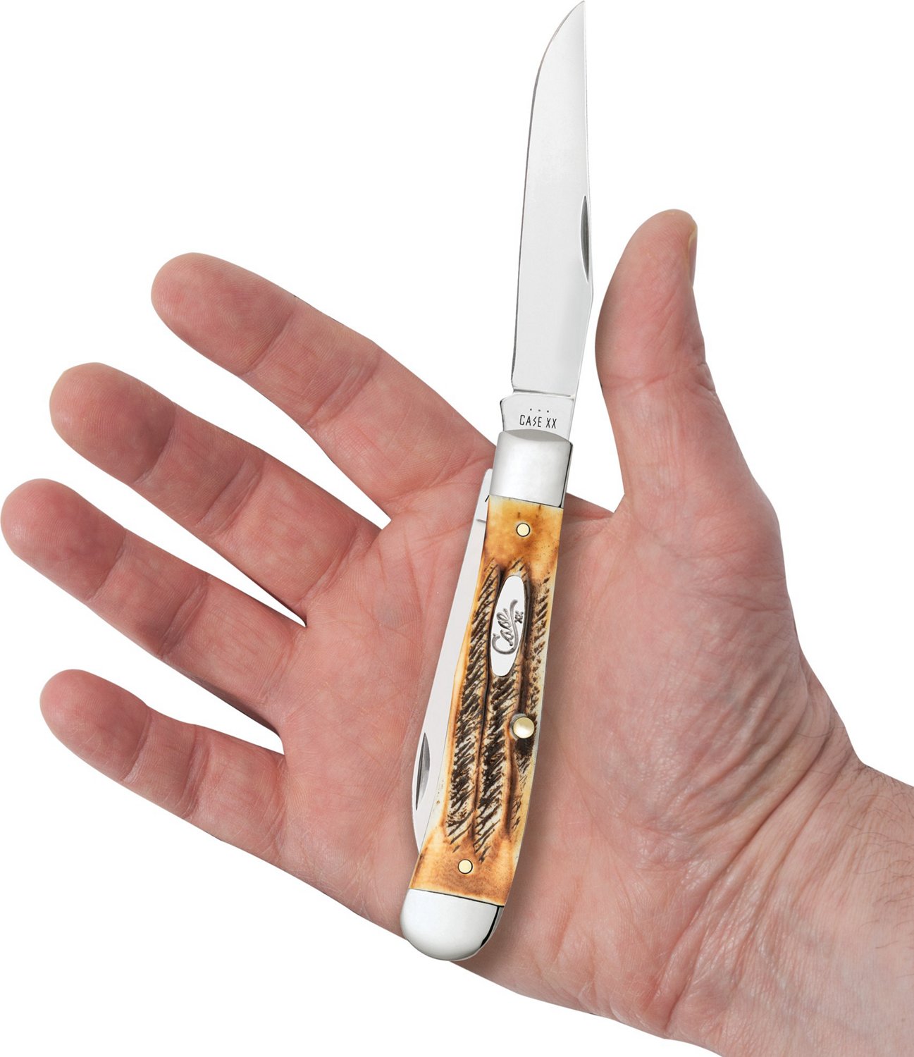 Case Cutlery Trapper 6.5 BoneStage Folding Knife with Wharncliff Blade - view number 5