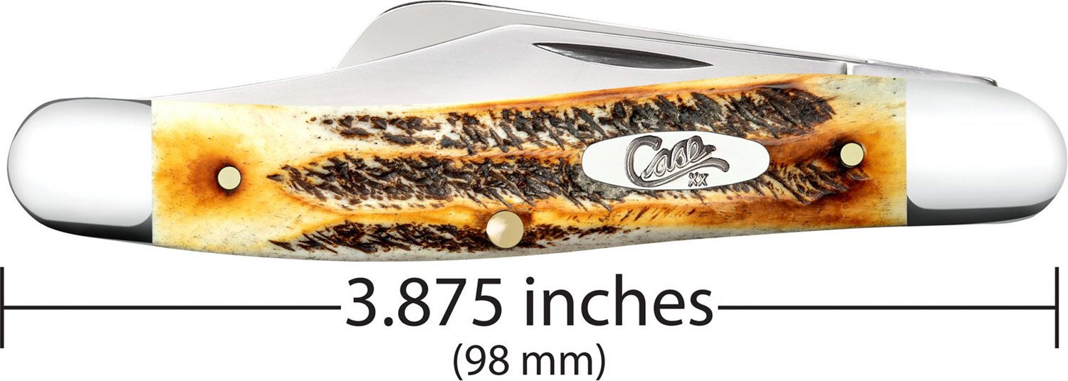 Case Cutlery Medium Stockman 6.5 BoneStag Folding Knife                                                                          - view number 4