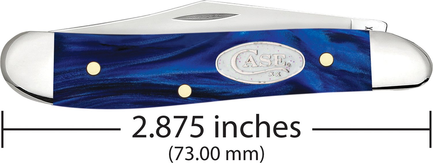 Case Cutlery Smooth Pearl Kirinite Folding Peanut Knife Academy