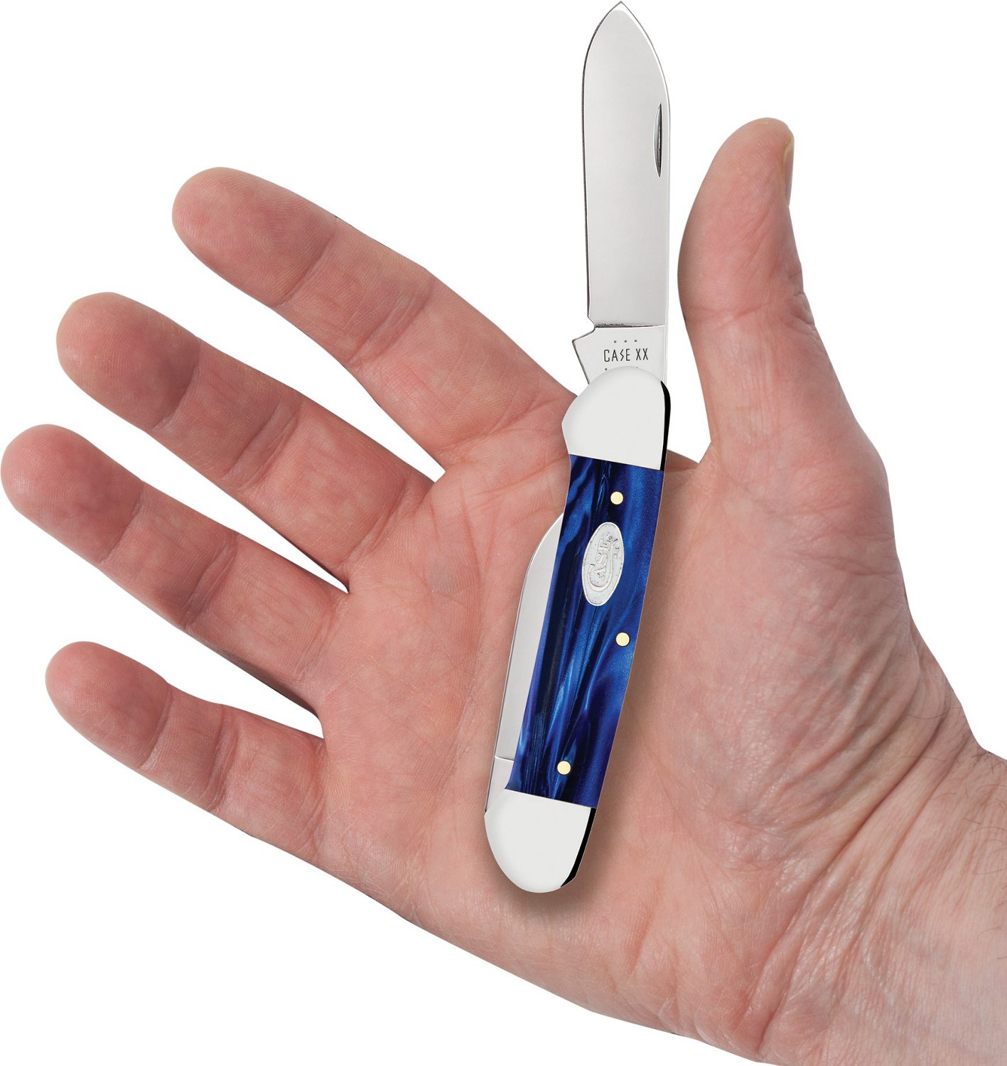 Case Cutlery Smooth Pearl Kirinite Folding Canoe Knife                                                                           - view number 5