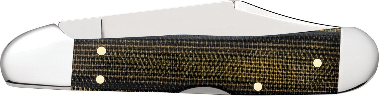 Case Cutlery Mini Copperlock Micarta Pocket Knife                                                                                - view number 3
