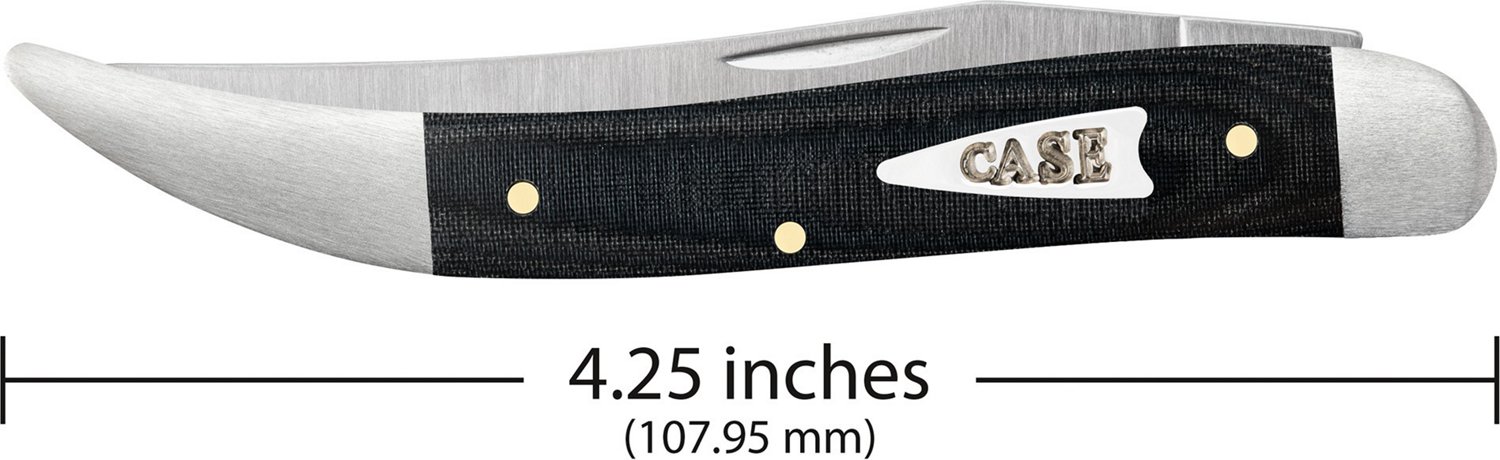 Case Cutlery Medium Texas Toothpick Micarta Folding Knife