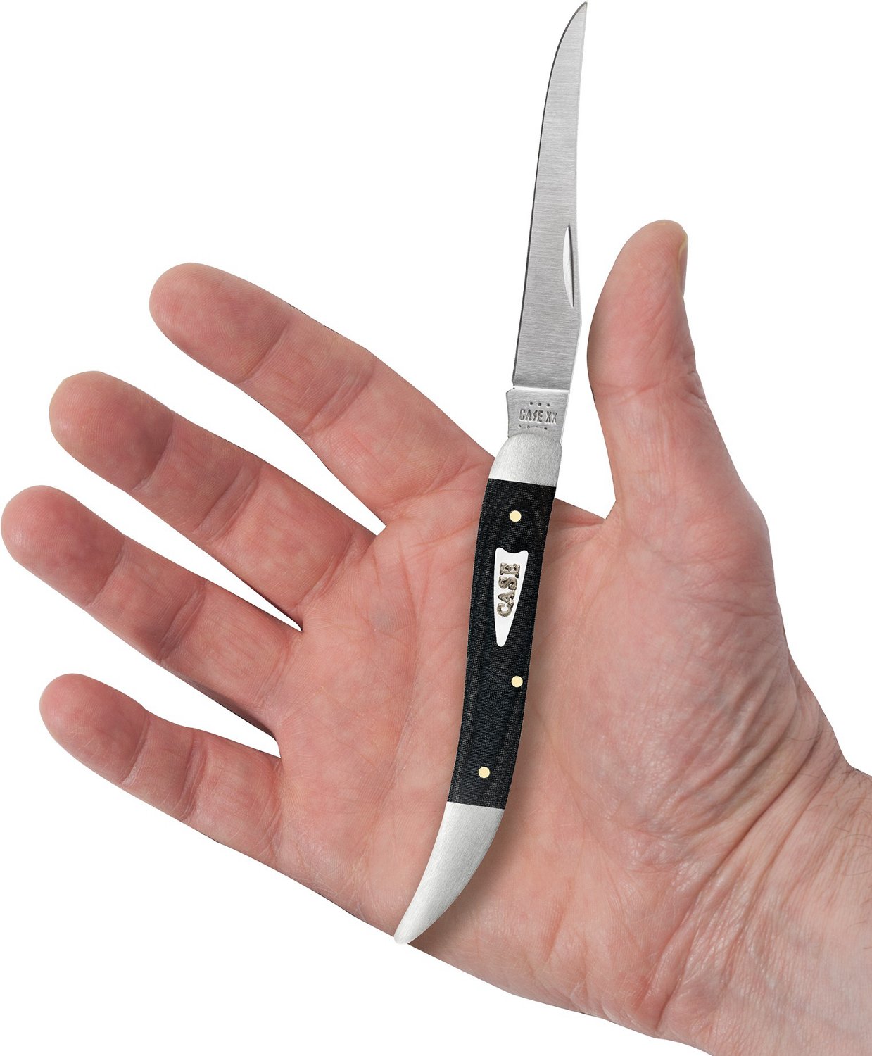 Case Cutlery Medium Texas Toothpick Micarta Folding Knife