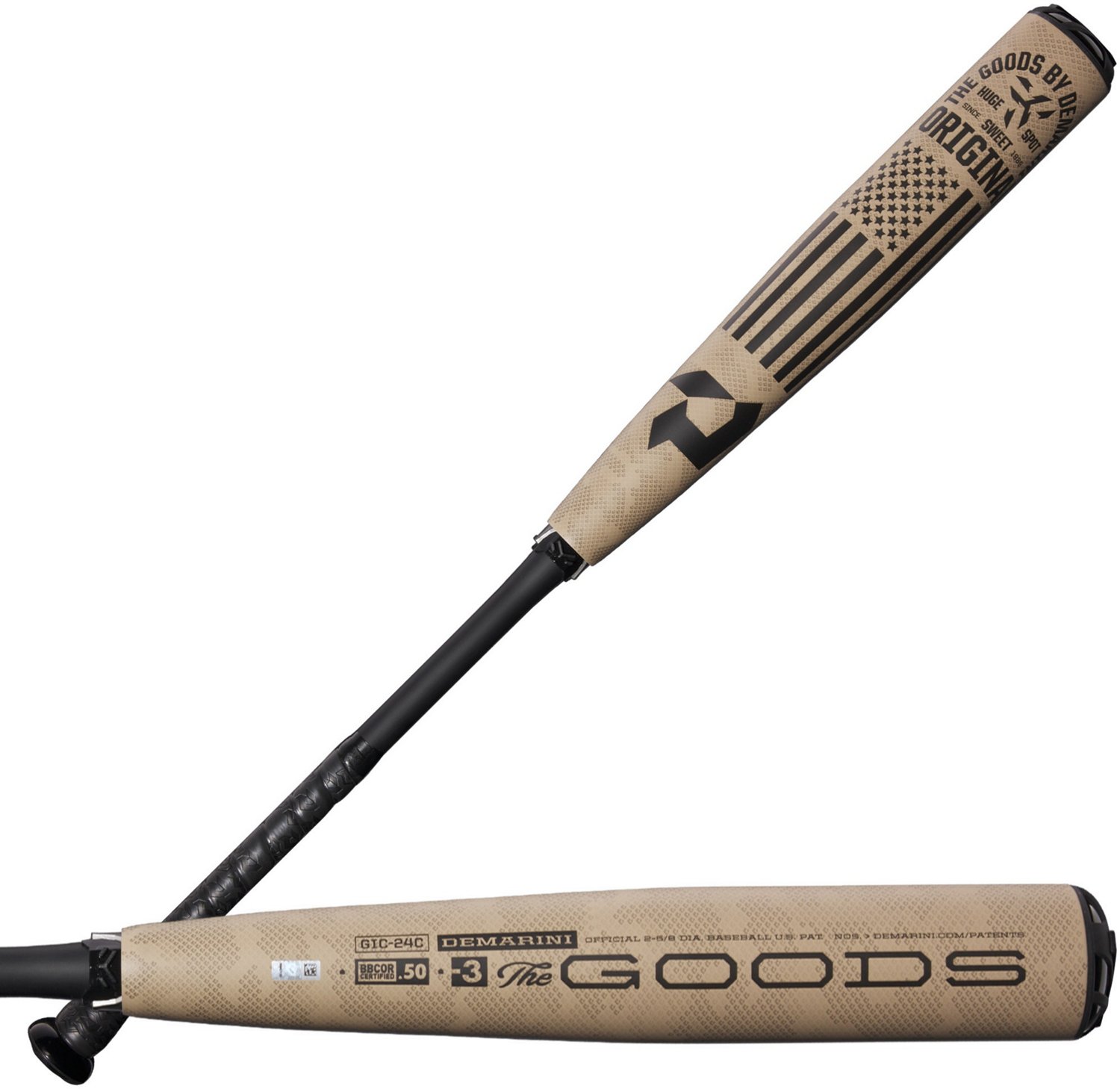 DeMarini Limited Edition CAMO GOODS HALF N HALF BBCOR BAT -3                                                                     - view number 6