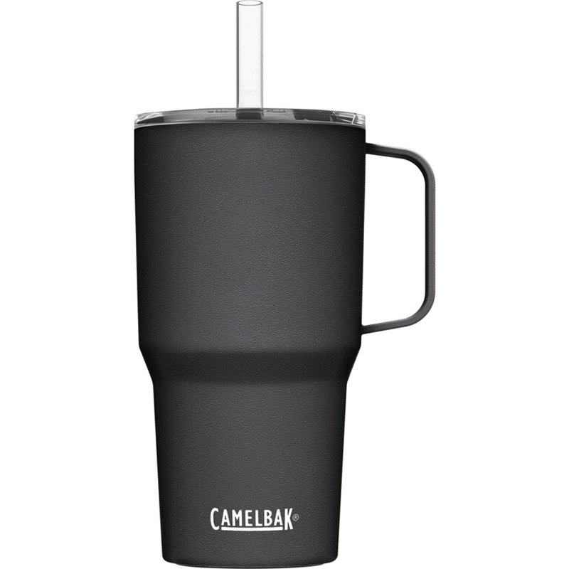 CamelBak 24oz Horizon Vacuum Insulated Stainless Steel BPA and BPS Free Lidded Tumbler with Straw - Black