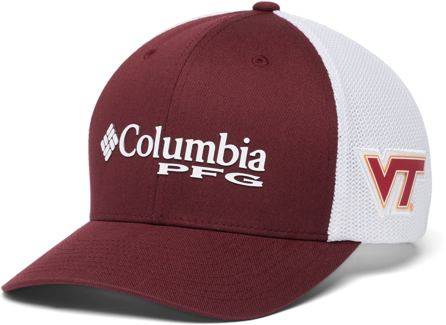 Columbia Sportswear Kids' Virginia Tech PFG Mesh Snapback Hat