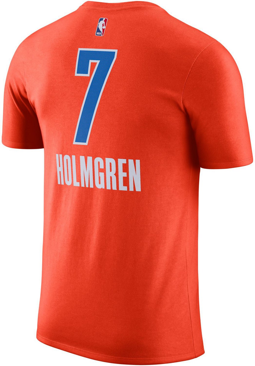 Nike Men's Oklahoma City Thunder Chet Holmgren #7 Essential Statement N&N T-shirt - view number 2
