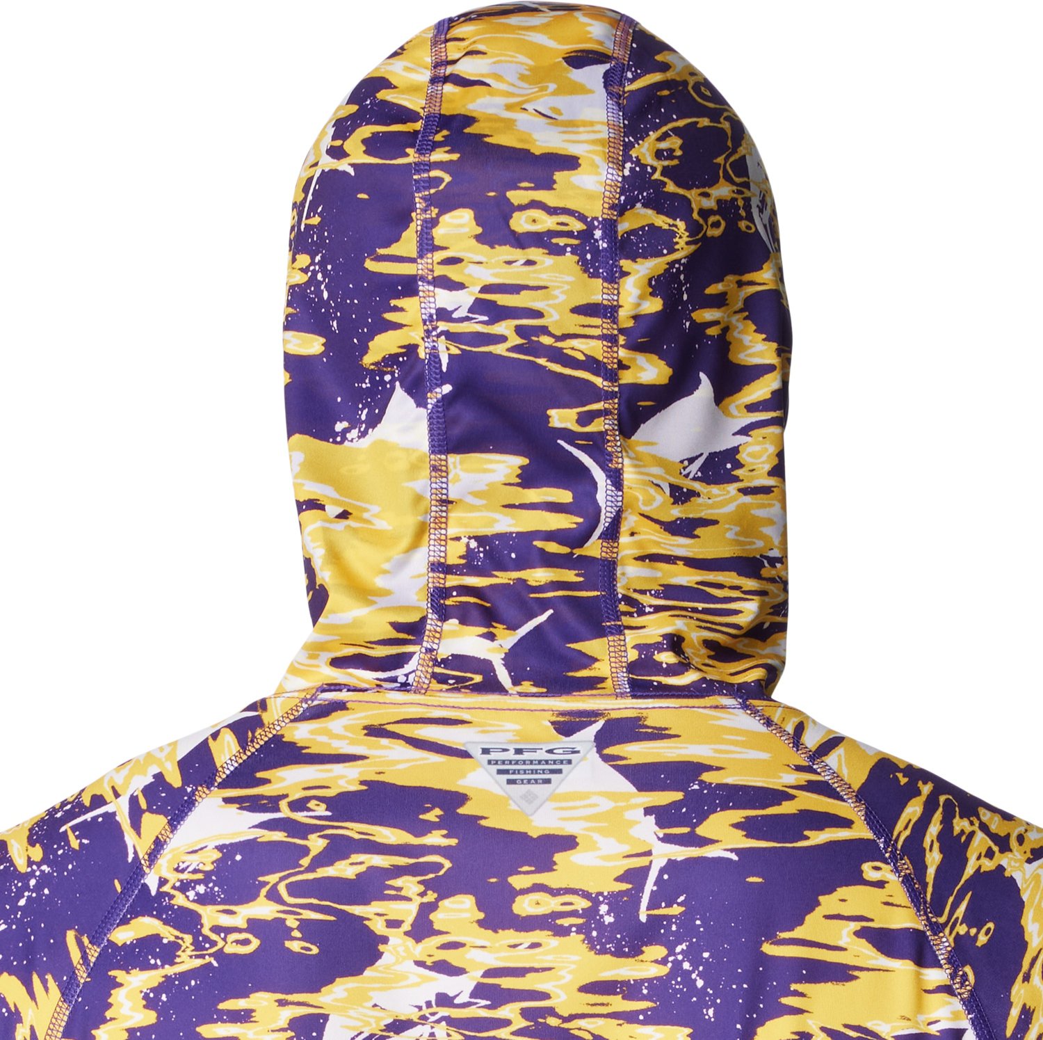 Columbia Sportswear Men's Louisiana State University Rippled Super Terminal Tackle Hoodie                                        - view number 5