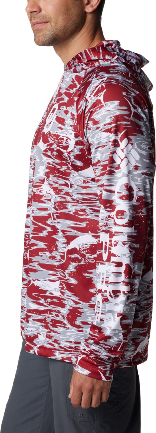 Columbia Sportswear Men's University of Oklahoma Rippled Super Terminal Tackle Hoodie  - view number 3