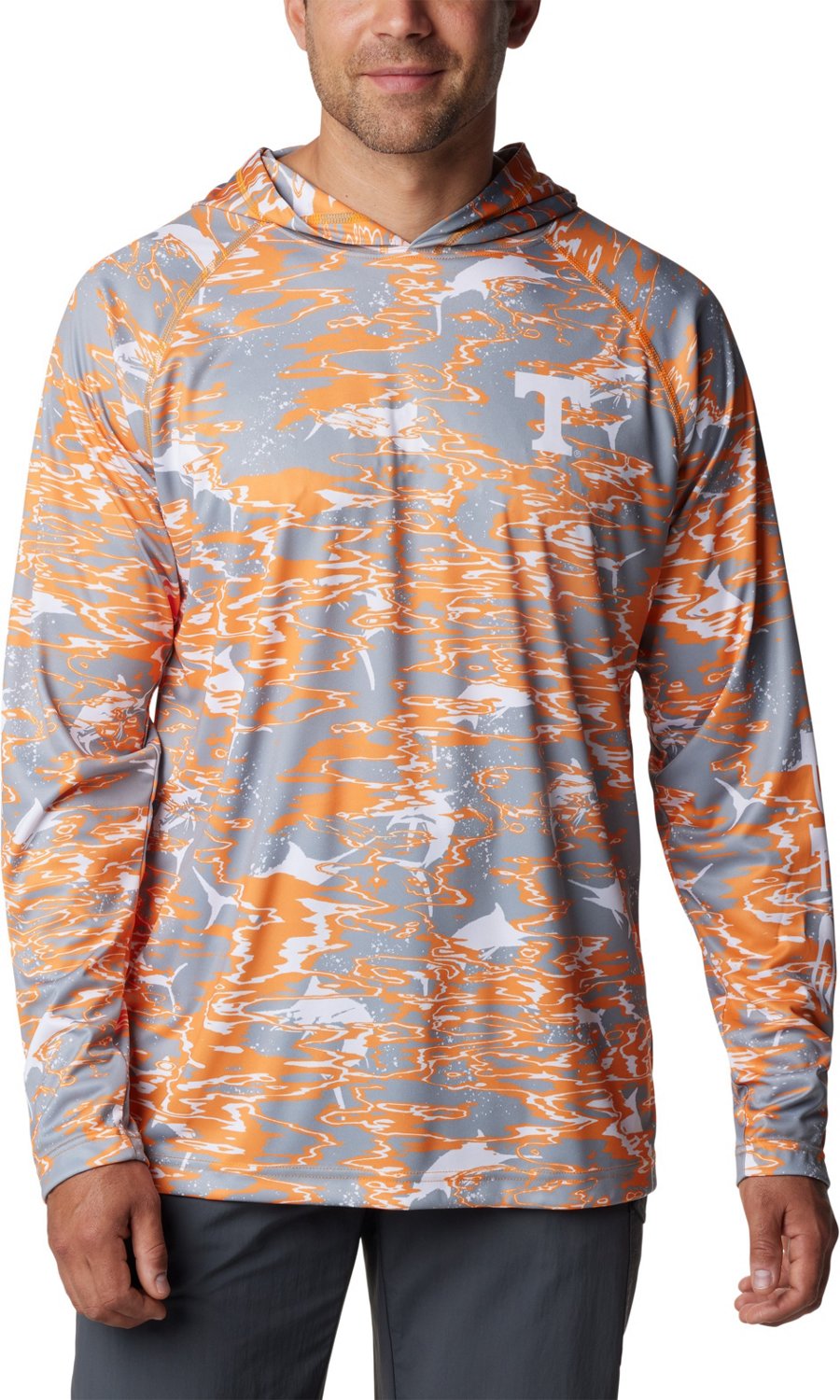 Columbia Sportswear Men's University of Tennessee Rippled Super Terminal Tackle Hoodie