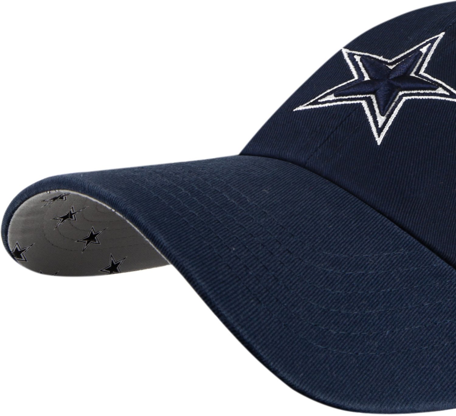 '47 Women's Dallas Cowboys Confetti Icon Adjustable Clean Up Cap - view number 3