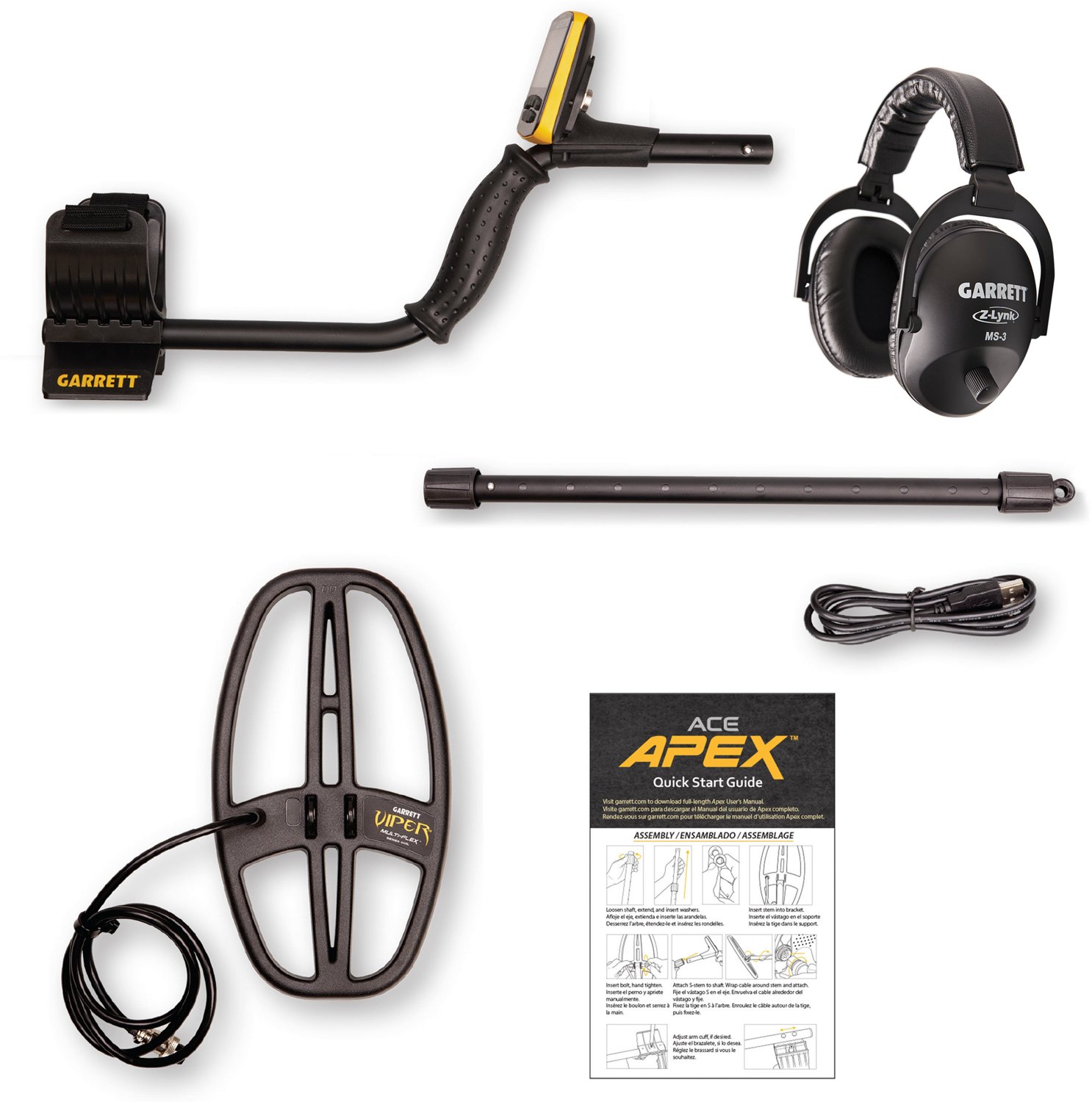 Garrett ACE Apex Metal Detector with Z-Lynk™ Headphones                                                                        - view number 4