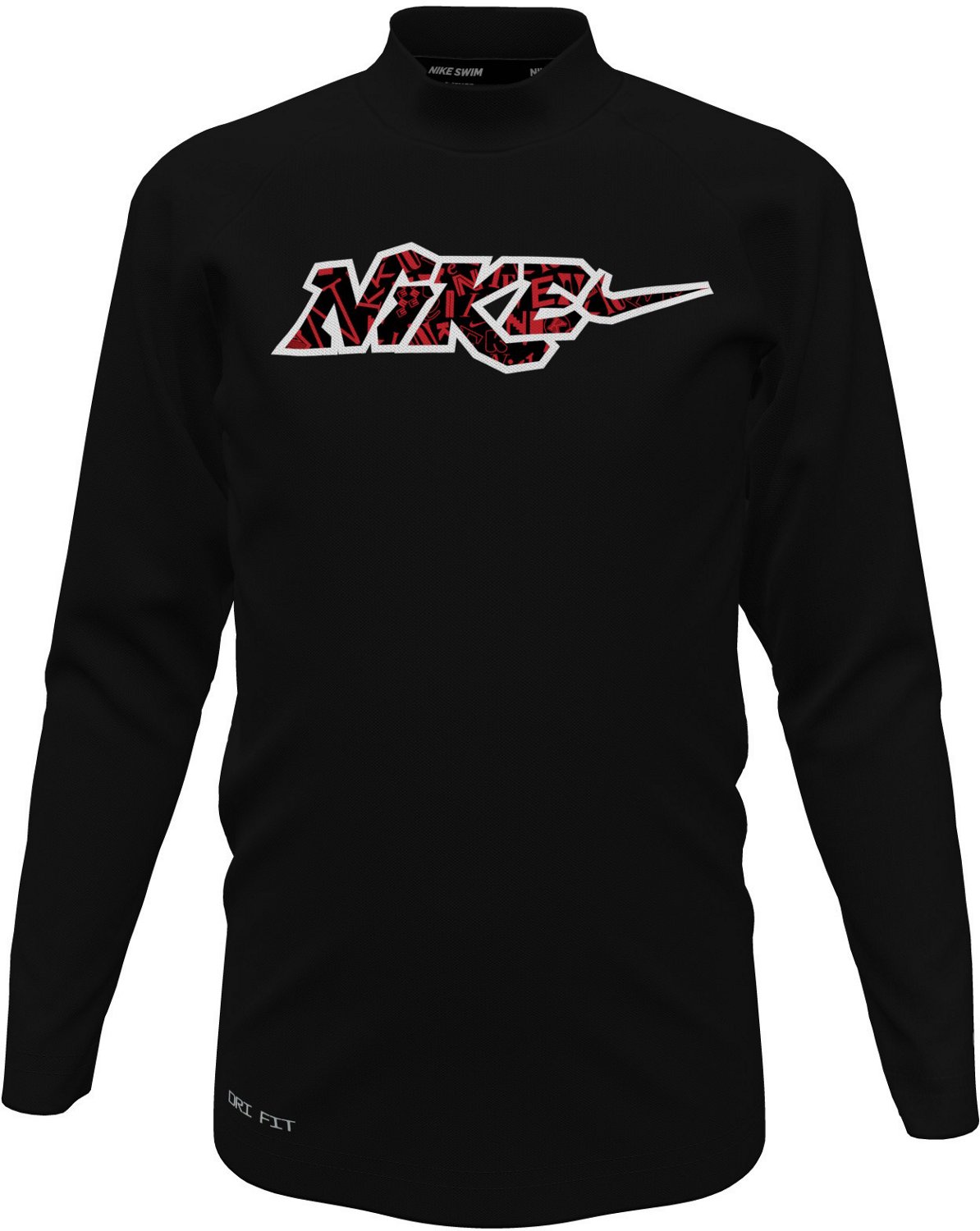 Nike Boys' Swim Multi-Logo Long Sleeve Hydroguard - view number 3