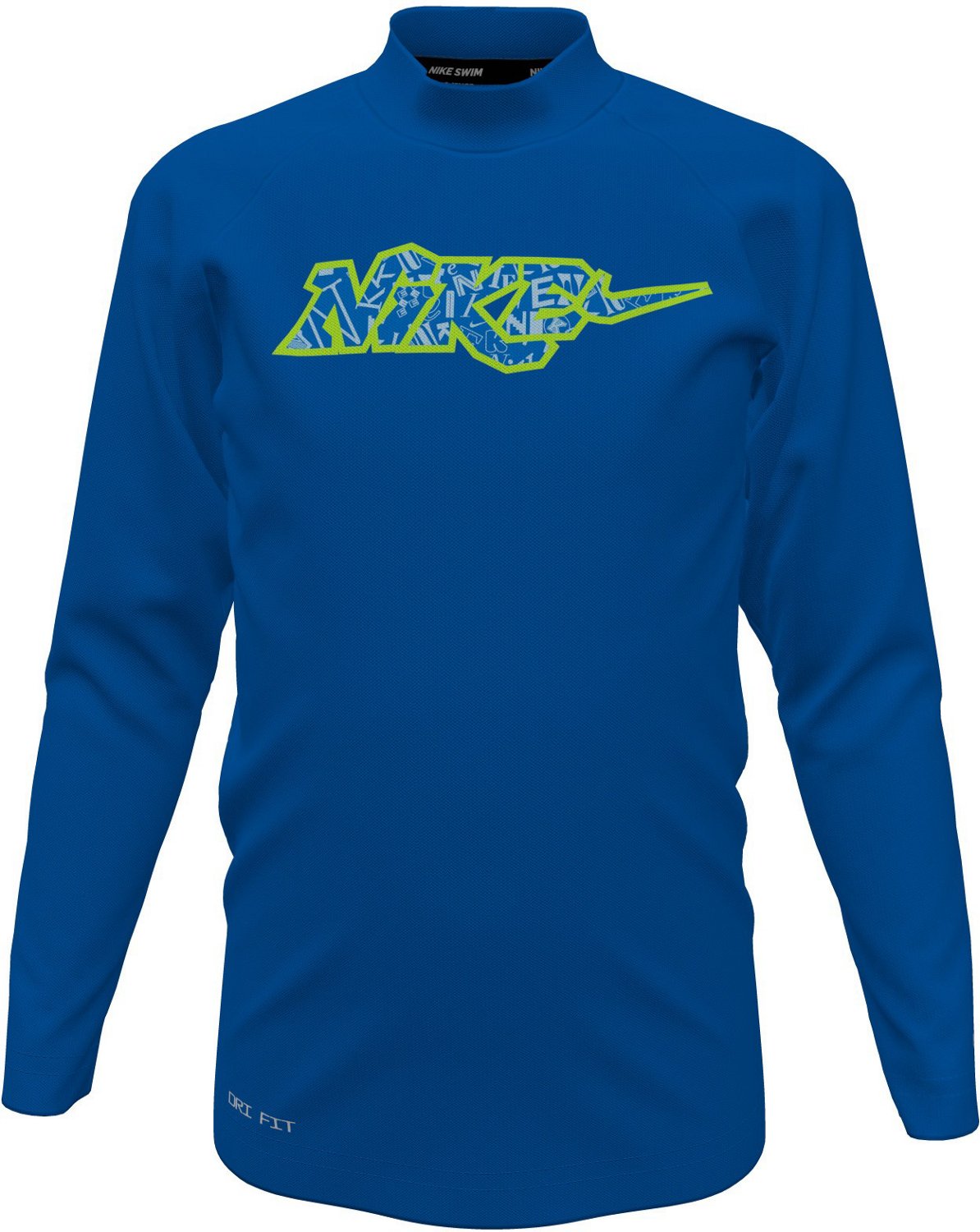 Nike Boys' Swim Multi-Logo Long Sleeve Hydroguard - view number 3