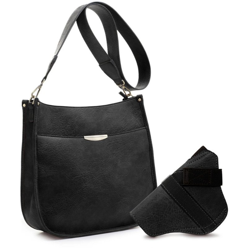 Jessie & James Ava Concealed Carry Lock and Key Cross Body Handbag Black - Gun Cases And Racks at Academy Sports