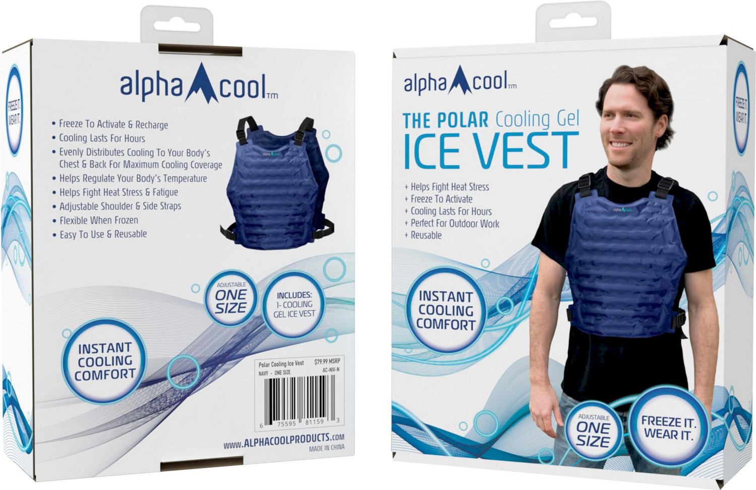 AlphaCool Polar Cooling Ice Vest - view number 4