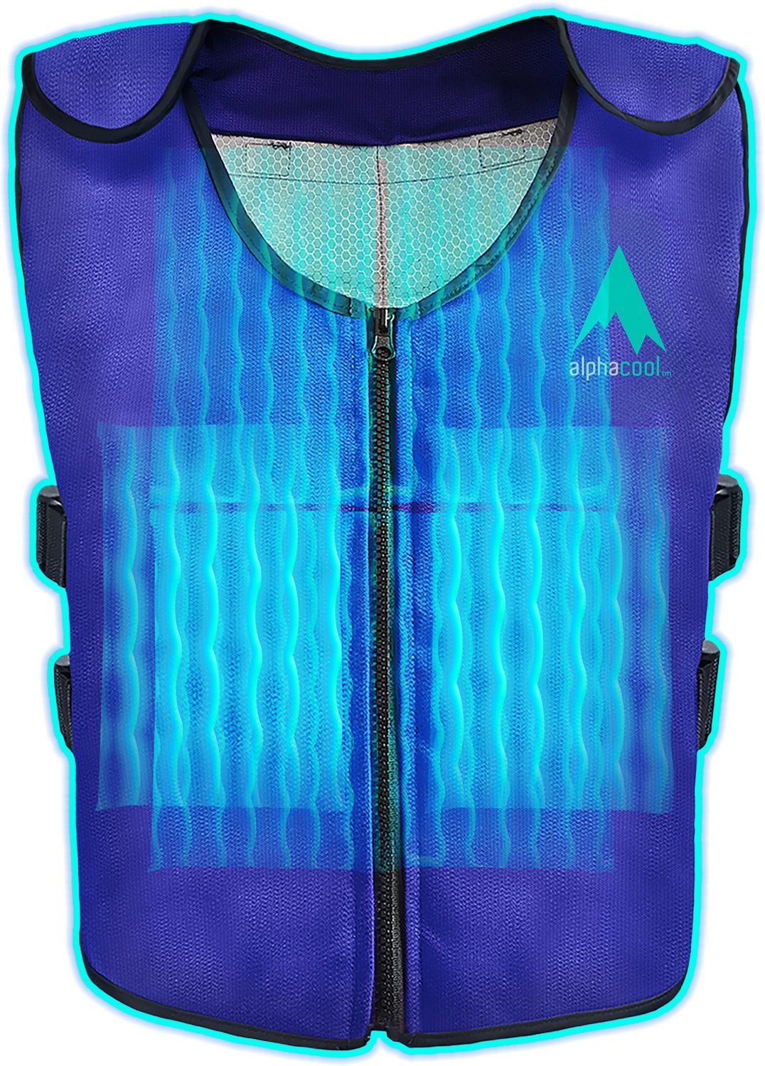 AlphaCool Artic Self-Fill Ice Cooling Vest with Reusable Ice Packs