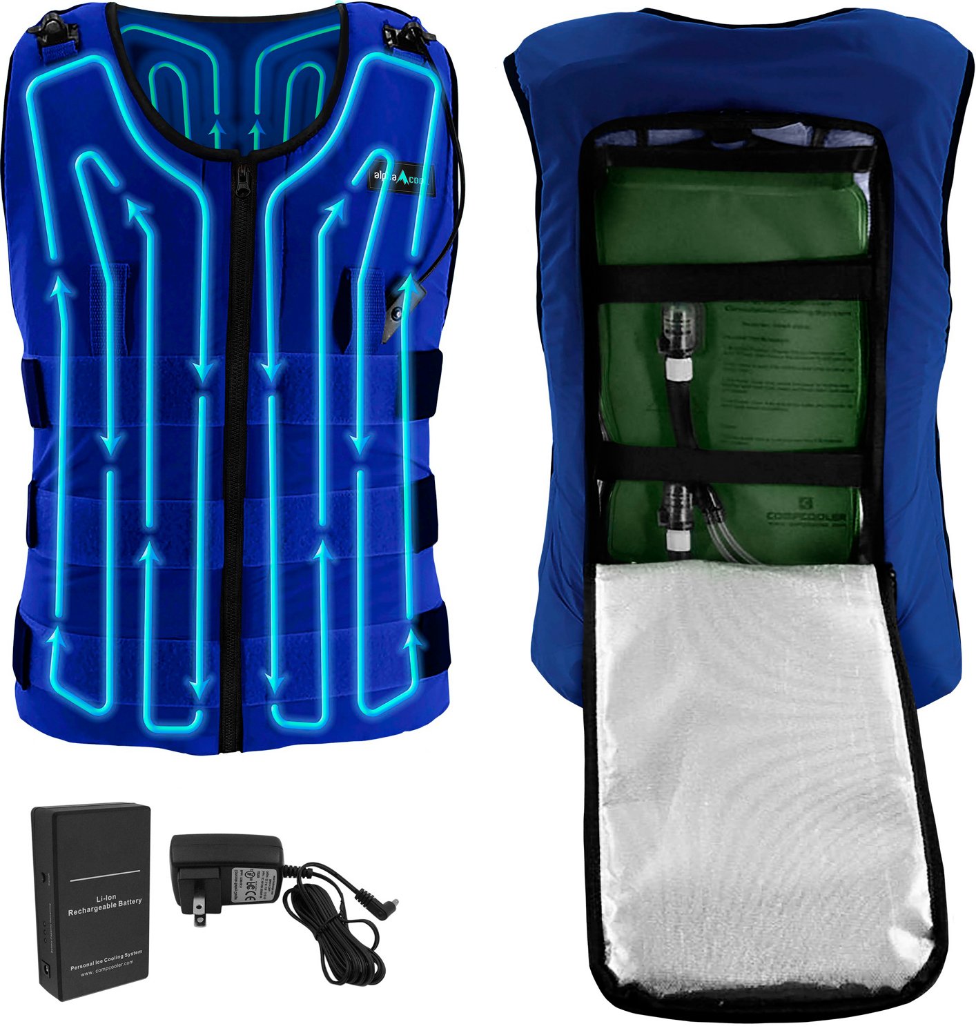 AlphaCool 7 Volt Circulatory Cooling Vest                                                                                        - view number 5