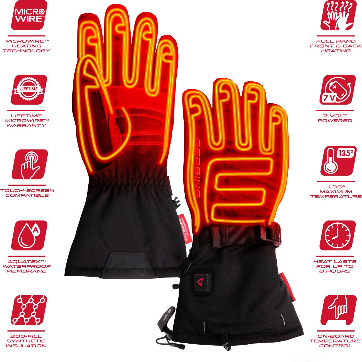 Gerbing Women's 7V Battery Heated Gloves - view number 3