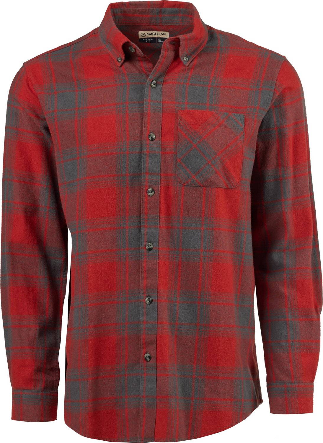 Magellan Outdoors Canyon Creek Long Sleeve Flannel Shirt | Academy