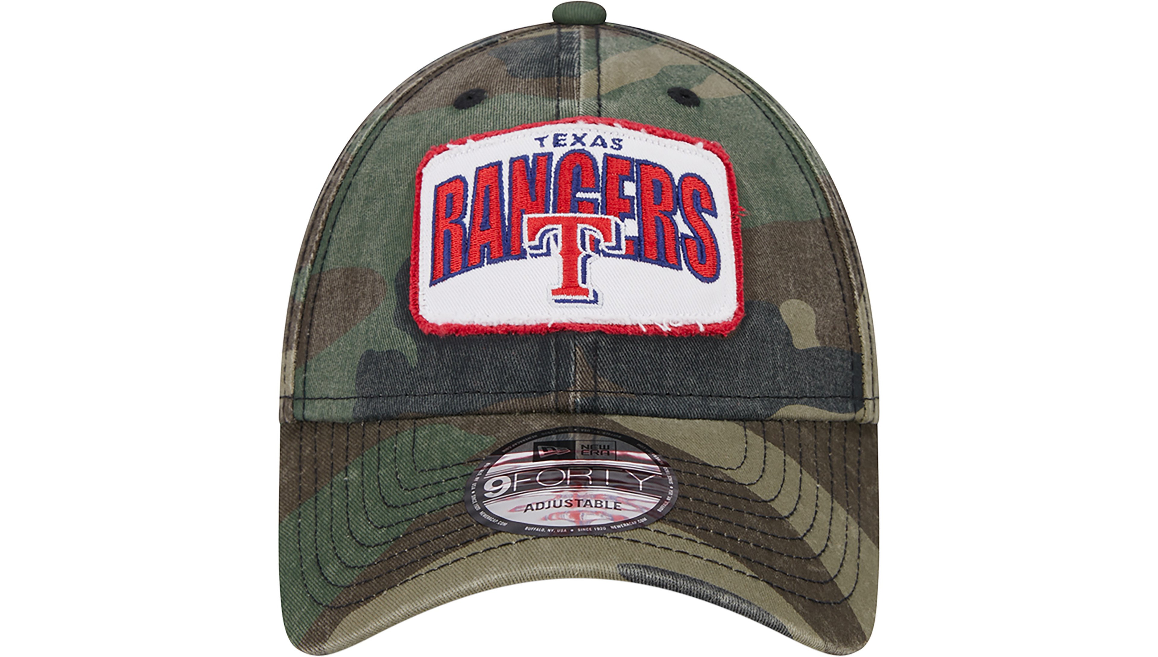 New Era Men's Rangers Camo Game Day 9FORTY Cap