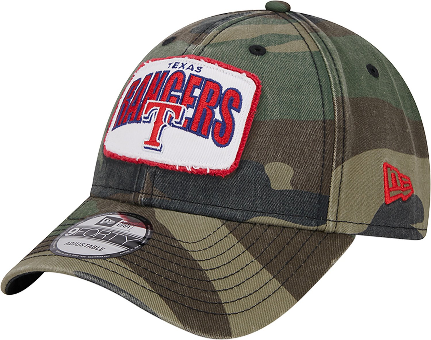 New Era Men's Rangers Camo Game Day 9FORTY Cap - view number 2