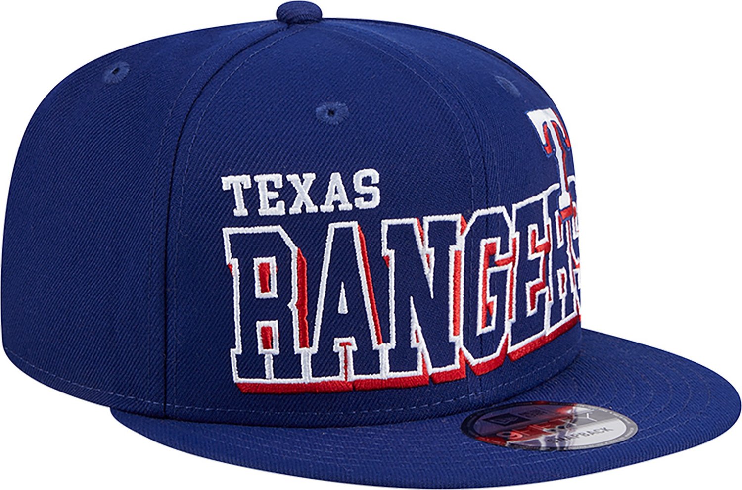 New Era Men's Rangers Game Day Wordmark 9FIFTY Cap - view number 3